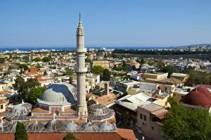 Images Dated 1st May 2008: Soliman mosque in the Turkish district, City of Rhodes, UNESCO World Heritage Site