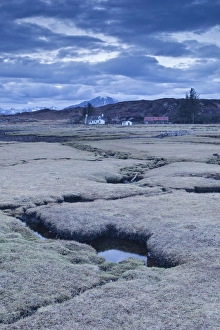 Cloud Sky Prints: A solitary house near to Tokavaig on the Isle of Skye
