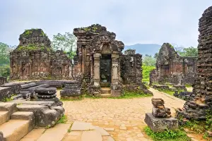 Quang Nam Province Prints: My Son ruins, Cham temple site