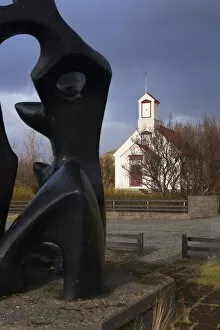 Images Dated 7th October 2008: Sonatorrek, modern sculpture created in 1881 by Icelandic sculptor Asmundur Sveinsson
