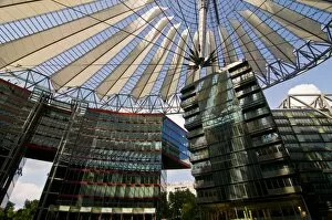 Images Dated 21st June 2008: The Sony center, Potsdamer Platz, Berlin, Germany, Europe