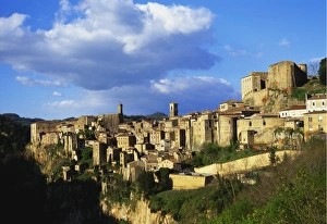 Sorano Prints: Sorano, Tuscany, Italy, Europe