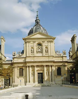 Education Prints: The Sorbonne, Paris, France, Europe