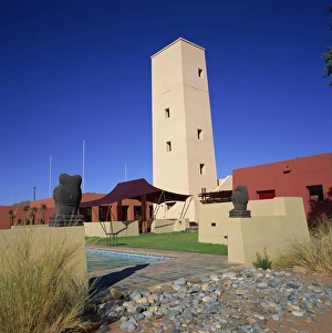 Lodges Prints: Sossusvlei Lodge, gateway to the dunes, Namib-Naukluft Park, Namibia, Africa