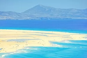 Images Dated 5th March 2007: Sotovento Beach, Jandia Peninsula, Fuerteventura, Canary Islands, Spain, Atlantic, Europe