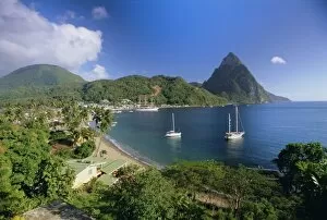 s oufriere and The Pitons , s t