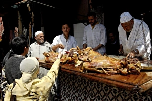 Souks Prints: The souks in the Medina, Marrakesh, Morocco, North Africa, Africa