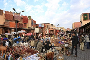 Shopper Prints: Souks in medina (old walled city), Marrakesh, Morocco, North Africa, Africa