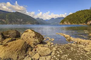 Canadian Culture Prints: How Sound from Furry Creek off The Sea to Sky Highway near Squamish, British Columbia