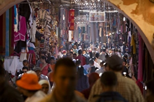 Goods Prints: Souq at the Medina (old Town), Marrakesh, Morocco. North Africa, Africa