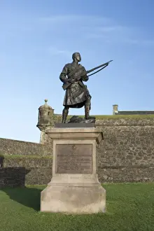 War Memorials Prints: South African War Memorial of Argyll and Sutherland Highlanders, Stirling Castle