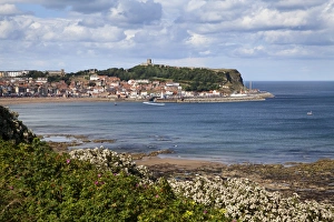 Castle Hill Prints: South Bay and Castle Hill from South Cliff Gardens