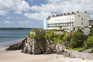 Pembrokeshire Prints: South Beach, Tenby, Pembrokeshire, Wales, United Kingdom, Europe