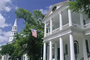 Flag Prints: South Carolina Society dating from 1804 in the historic centre
