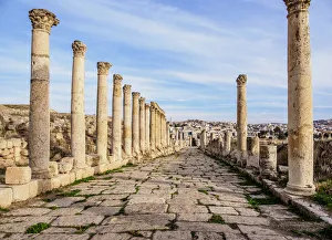 Greco Roman Prints: South Decumanus, Jerash, Jerash Governorate, Jordan, Middle East