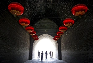 South Gate of the ancient city walls, Xi an, China, Asia