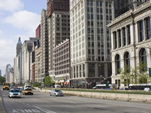 Congestion Prints: South Michigan Avenue, Chicago, Illinois, United States of America, North America