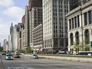 Congestion Collection: South Michigan Avenue, Chicago, Illinois, United States of America, North America