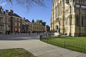 York Prints: South Piazza, South Transept of York Minster