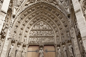 Rouen Prints: South porch, Rouen Cathedral, Rouen, Upper Normandy, France, Europe