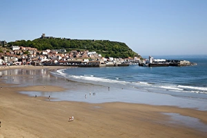 Scarborough Prints: South Sands from the Cliff Top