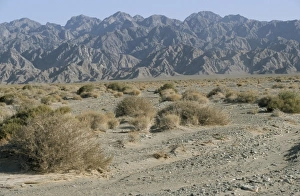 Xinjiang Prints: Southeast area of the Taklamakan desert, Xinjiang, China, Asia