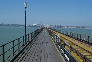 Sea Scape Prints: Southend Pier, Southend-on-Sea, Essex, England, United Kingdom, Europe
