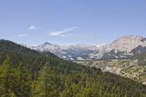 The southern Alps in the Parc National du Mercantour near Allos, Alpes-de-Haute-Provence, Provence, France, Europe