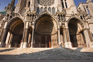 Chartres Prints: The southern portal of Chartres Cathedral