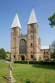 Grave Yard Prints: Southwell Minster, Southwell, Nottinghamshire, England, United Kingdom, Europe