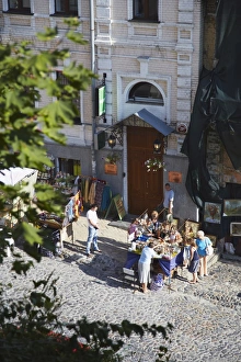 Images Dated 22nd July 2009: Souvenir stalls on Andriyivsky Uzviz (Andrews Descent), Kiev, Ukraine, Europe