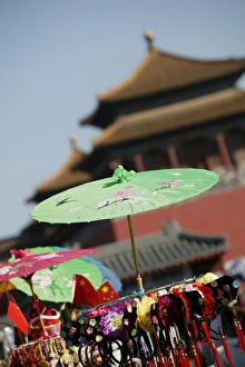 Souvenir stand in the Forbidden City, Beijing, China, Asia