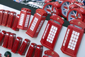 Images Dated 28th November 2009: Souvenir telephone kiosks, Portobello Road Market, Notting Hill, London