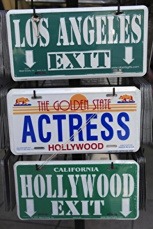 Holly Wood Prints: Souvenirs, Hollywood Boulevard, Los Angeles, California, 
United States of America
