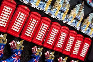 Telephone Box Prints: Souvenirs, London, England, United Kingdom, Europe