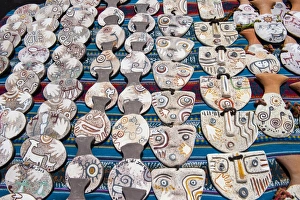 Andes Prints: Souvenirs for sale on the mountain pass between Mendoza and Santiago