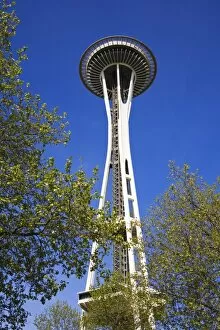 Images Dated 17th May 2008: Space Needle, Seattle Center, Seattle, Washington State, United States of America