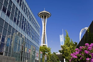 Towers Prints: The Space Needle, Seattle Center, Seattle, Washington State, United States of America