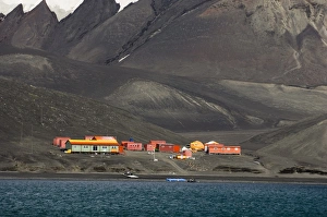 Base Prints: Spanish base, Deception Island, South Shetland Islands, Antarctica, Polar Regions