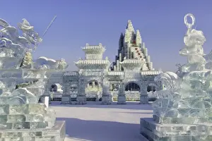 Festival Prints: Spectacular ice sculptures at the Harbin Ice and Snow Festival in Harbin