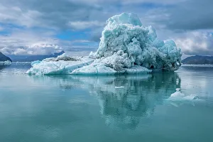 Outdoor Activities Prints: Spectacular iceberg in the Nuuk Icefjord, Western Greenland, Denmark, Polar Regions