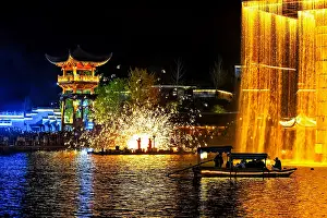 Lively Prints: Spectacular Iron Flower performance in WuNvZhou Resort