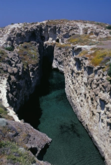 Spectacular Papafranka cave in norther coast