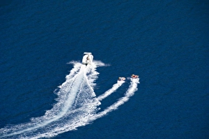 Cephalonia Prints: Speed boat
