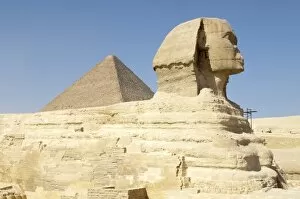 Images Dated 5th February 2009: Sphinx, Giza, UNESCO World Heritage Site, near Cairo, Egypt, North Africa, Africa