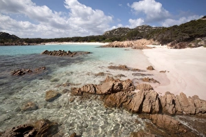 Inlet Prints: Spiaggia Rosa (Pink Beach) on the island of Budelli
