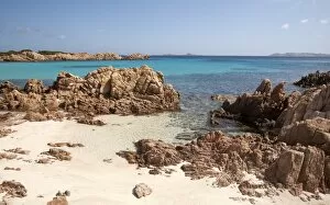 Images Dated 13th September 2010: Spiaggia Rosa (Pink Beach) on the island of Budelli, Maddalena Islands