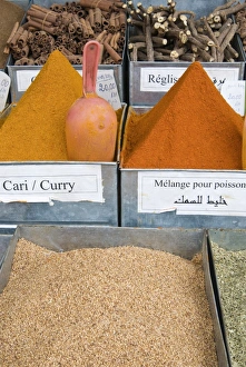 Spices for sale in the souk, Medina, Marrakech (Marrakesh), Morocco, North Africa, Africa Spices for sale in the souk, Medina, Marrakech (Marrakesh), Morocco, North Africa, Africa