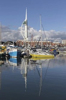 Portsmouth Prints: Spinnaker Tower and Camber Docks, Portsmouth, Hampshire, England, United Kingdom, Europe