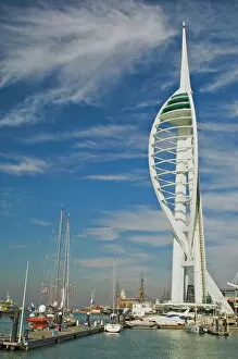 Images Dated 19th February 2008: The Spinnaker Tower, Waterfront Complex, Portsmouth, Hampshire, England
